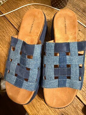 Lucky Brand Denim Sandle
